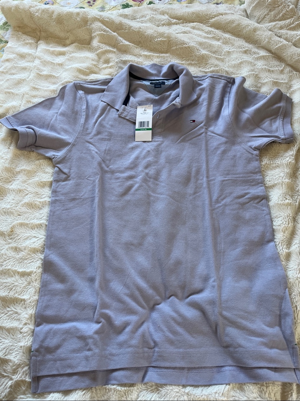Tommy Hilfiger Teen  Lavender Polo Shirt Size L( 26-18)